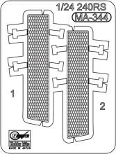 Hasegawa 1/24 scale Nissan 240RS (BS110) 1983 Safari Rally plastic model kit 20792