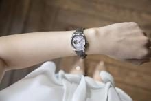 ORIENT Star Automatic Watch Semi-Skeleton Mechanical Made in Japan 2 Years with Domestic Manufacturer's Warranty Open Heart RK-ND0103N Women's Pink