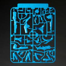 Kaiyodo Artpla SCULPTURE WORKS Evangelion Unit-01/Unit-02/Unit-00 Kai Intercept Tokyo-3 Non-Scale Unpainted Plastic Model Kit AP052