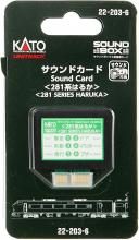 KATO N Gauge Sound Card 281 Series Haruka 22-203-6 Railway Model Supplies