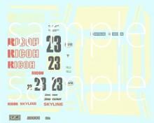 1/24 Inch Up Series No.313 RICOH NISSAN SKYLINE GTS-R (R31 Gr.A Specification 1988) Plastic Model