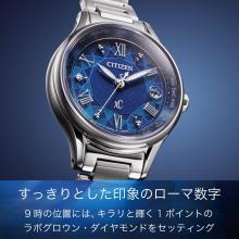 CITIZEN xC Limited Edition DEAR Collection Date Display EC1160-71L Women's Blue Silver