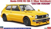 Hasegawa 1/24 Honda Civic RS (SB-1) 3-door hatchback custom version plastic model 20715 (car)