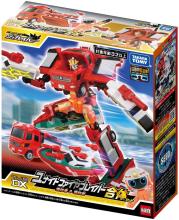 TAKARA TOMY Tomica Job Laborer TJBDX Unite Fire Braver Fire Engine & Fire Boat Combined Set Miniature Car Toy for ages 3 and up