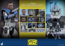 TV Masterpiece Star Wars: The Clone Wars ARC Trooper/Echo 1/6 Scale Figure