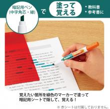 KOKUYO Checkle Memorization Pen Green Orange PM-M120-1P