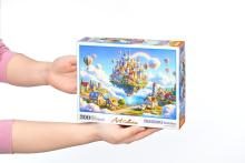 (Made in Japan) Beverly 300-piece jigsaw puzzle, Floating Town in the Sky (26 x 38) 300-150