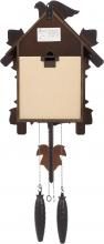 RHYTHM Cuckoo Clock Wall Clock (Made in Japan) Authentic bellows type Wood Brown 54.0 (not including weight) x 30.5 x 16.5 cm Cuckoo Mason R 4MJ234RH06 Brown