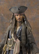 SHFiguarts Pirates of the Caribbean Captain Jack Sparrow Approximately 150mm ABS & PVC Pre-painted Movable Figure
