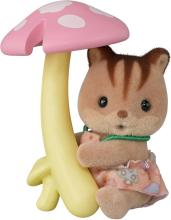Sylvanian Families Baby Collection Doll (Baby Fairy Forest Friends Series Box) BB-14 ST Mark Certified, Ages 3 and Up, Toy Dollhouse, Sylvanian Families, Epoch
