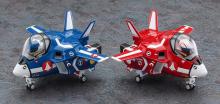 Hasegawa Egg Plane Super Dimension Fortress Macross VF-1J Valkyrie Max & Millia Non-scale Plastic Model 65876