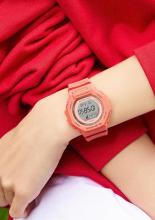 CASIO G-Shock Bluetooth-equipped model made with biomass plastic GMD-B300SC-4JF Women's Orange