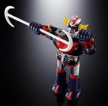 TAMASHII NATIONS Chogokin UFO Robot Grendizer Deluxe Grendizer & UFO Spazer, approximately 135mm & 120mm, die-cast, ABS & PE pre-painted action figures