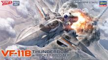 Hasegawa Macross Plus VF-11B Thunderbolt w/Rocket Booster 1/72 Scale Plastic Model 65891 (Airplane)