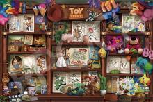 EPOCH 1000 Piece Jigsaw Puzzle Disney Puzzle Decoration Collage Bookshelf/Toy Story (50 x 75 cm) 97-707s with Glue, Spatula and Decorative Stickers