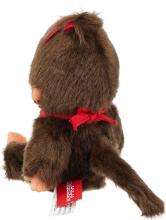 Sekiguchi Monchhichi Premium Standard SS Brown Girl Sitting Plush Toy 226788