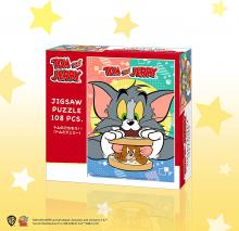 108 Piece Jigsaw Puzzle Tom’s Feast! ! (Tom and Jerry) (18.2×25.7cm)