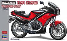 Hasegawa 1/12 Kawasaki KR250 (KR250A) Black / Red Color Plastic Model 21740