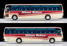 Tomytec Tomica Limited Vintage Neo LV-N300c Mitsubishi Fuso Aero Bus (Nihon Kotsu) Finished Product