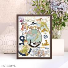 Yanoman (Made in Japan) 300 Piece Petit Petit Light Jigsaw Puzzle Disney Colorful Gold/Peter Pan (16.5x21.5cm) 42-119 Piece Request Postcard Included, Glue Included, Spatula Included