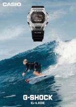 CASIO G-Shock Watch G-LIDE Bluetooth Equipped Uses Environmentally Friendly Materials GBX-100S-2JF Men's Blue