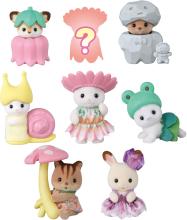 Sylvanian Families Baby Collection Doll (Baby Fairy Forest Friends Series Box) BB-14 ST Mark Certified, Ages 3 and Up, Toy Dollhouse, Sylvanian Families, Epoch