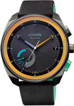 CITIZEN Eco-Drive Photopower Smart Watch Eco-Drive Riiiver Rubber Band Model BZ7005-07E Men's Black