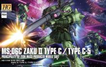 HG Mobile Suit Gundam THE ORIGIN Zaku II Type C/Type C-5 1/144 scale pre-colored plastic model