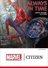 CITIZEN Spider-Man model with original BOX AW1156-01W Men's Black