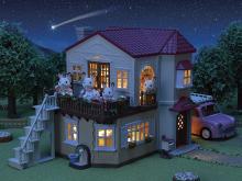 Sylvanian Families Large House With Red Roof-Attic (Secret Room) - Ha-51