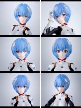 TAMASHII NATIONS SHFiguarts Evangelion: New Theatrical Edition Rei Ayanami, approximately 135mm, PVC & ABS painted action figure