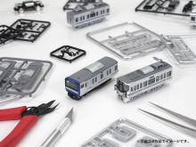 TOMYTEC Railway Collection Tetsuro Pocket Vol. 1 East-West JR Rapid Train Edition, Pre-painted Assembly Kit, 10-Piece Box, Diorama Supplies, 337225