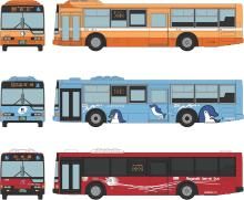 Tomytec The Bus Collection Bus Collection 34th Edition 12-piece Box Diorama Supplies 331834