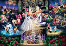 2000Pieces Puzzle Disney Eternal Promise-Wedding Dream-Gutto series (51x73.5cm)
