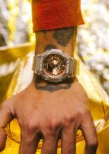 CASIO G-Shock Watch BRIGHT METALLIC DIAL GA-2100BM-7A5JF Men's Clear