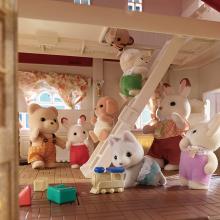 Sylvanian Families Large House With Red Roof-Attic (Secret Room) - Ha-51