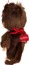 Monchhichi Premium Standard Brown Girl Twintail S size Height approx 21.5cm