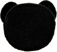 Dick Bruna Black Bear Face Pouch Total length about 18cm plush toy 600190
