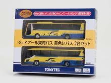 TOMYTEC The Bus Collection Bus Collection JR Tokai Bus Yellow Bus Set of 2 Diorama Supplies 335474