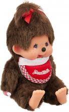 Sekiguchi Monchhichi Premium Standard SS Brown Girl Sitting Plush Toy 226788