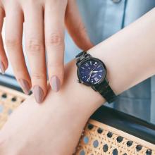 SEIKO Watch LUKIA 30th Anniversary Grow ELAIZA Ikeda x Daichi Miura Limited Edition SSVW241 Women's Black