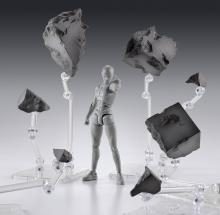 TAMASHII NATIONS Tamashii EFFECT Concrete Crash for SHFiguarts, approximately 165mm, ABS painted figure effect parts