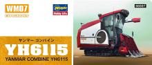 Hasegawa Model Kits 1/35 Construction Machinery Series Yanmar Combine YH6115 Plastic Model WM07