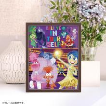 Yanoman (Made in Japan) 300 Piece Petit Petit Light Jigsaw Puzzle Disney Colorful Gold/Inside Out 2 (16.5x21.5cm) 42-121 Pieces with request postcard, glue and spatula