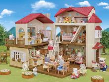 Sylvanian Families Large House With Red Roof-Attic (Secret Room) - Ha-51