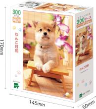 EPOCH 300-piece jigsaw puzzle, Animals/Pets, Dog, Dog Days (26 x 38 cm), 28-049s, with glue, spatula, and score ticket