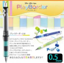Pilot Mechanical Pencil Dr. Grip Play Border 0.5 Black x Mint Green HDGCL-50R-PBMG