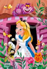 Jigsaw Puzzle Mini Puzzle Decoration Disney Window -Alice- (Alice in Wonderland) 70 Pieces (10x14.7cm)