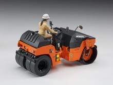 Hasegawa 1/35 Construction Machinery Series Hitachi Construction Machinery Combined Vibration Roller ZC50C-5 Plastic Model WM02