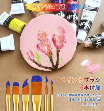 Ohuhu 30-piece Acrylic Paint Set, 24 Colors, 6 Brushes, 12ml